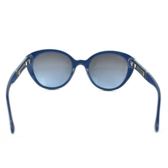 CHANEL: Navy, Patent Leather & CC Sunglasses (la) main image 4